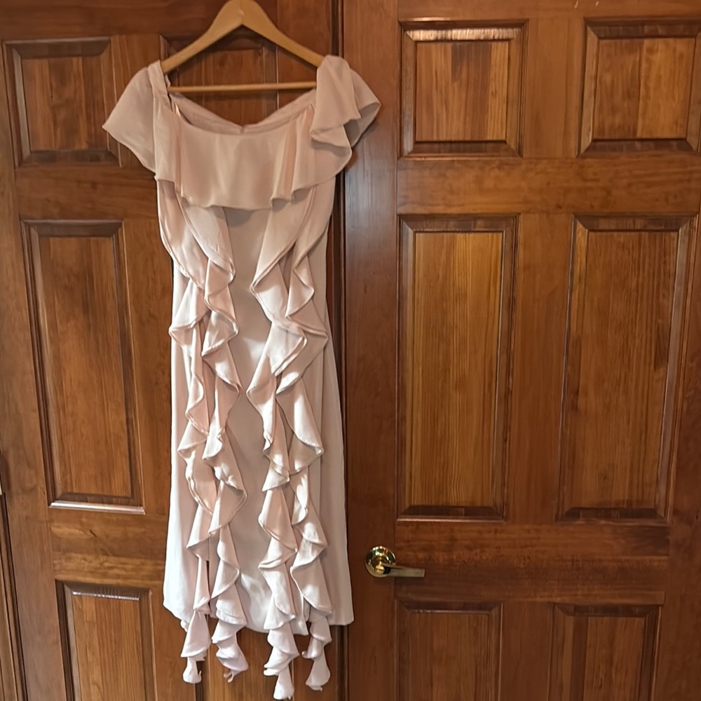 C/MEO Collective Pink Ruffled Tiered Sundress